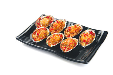 Steamed Korean Abalone with Garlic and Spicy Sauce