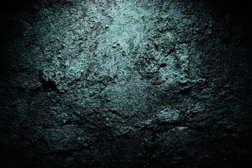 Dark Background with Scattered Blue Glitter Particles Creating a Sparkling Effect on a Textured Surface