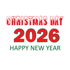 Happy new year after Christmas day 2026