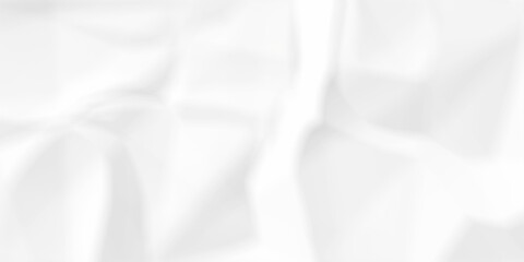 Crumple crushed white paper obsolete rumple craft design. wrinkle ripped creased crumple aged closeup recycled document grunge paper background.