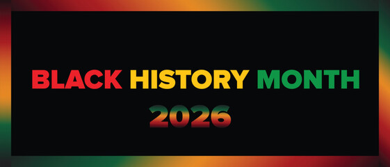 Black History Month 2026,  Black History Month background, Poster Design