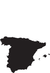 Obraz premium map of spain 