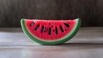 A small watermelon slice-shaped cable organizer