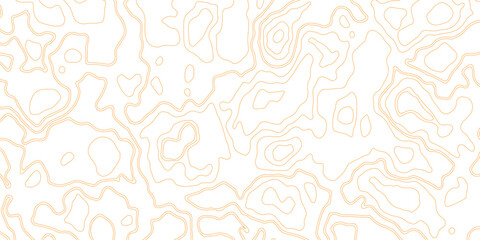 Obraz premium Golden Topographic Contour Lines Vector Illustration Inspired by Natural Terrain Flow, Elevation Mapping, and Minimalist Geometric Landscape Design on a Clean White Background.
