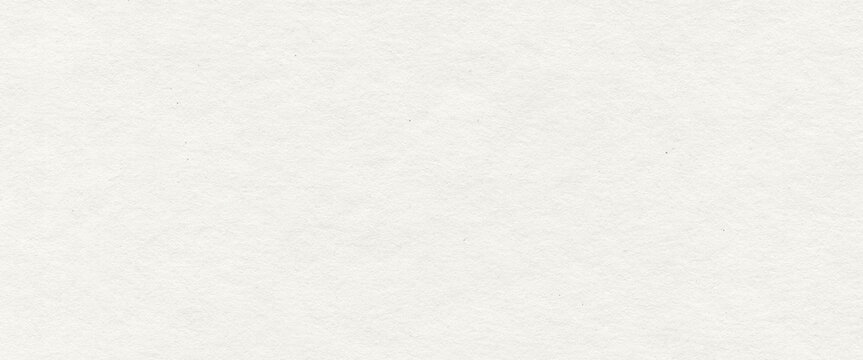 Rough white paper texture background. Craft natural real surface with visible fibers for creative design. Blank cotton sheet with copy space