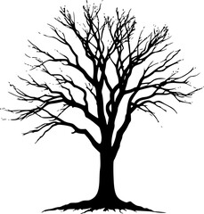 Obraz premium Environmental Damage Concept Tree Half Alive Half Dead