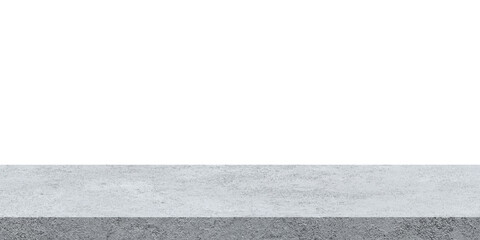 Fototapeta premium White rough concrete surface. Bright cement texture for product display.