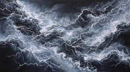 Abstract Swirling White Light Streaks on Dark Grey Background Creates an Ethereal Atmospheric Texture Full Frame with Subtle Sparkles