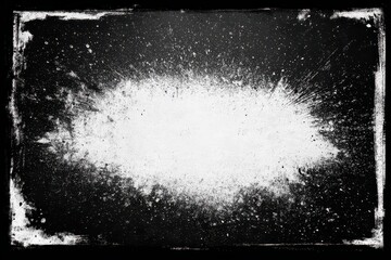 Black Background Covered with Silver Glittering Sequins Creating an Abstract Border with a Copy Space in the Center Perfect for Festive and Decorative Themes