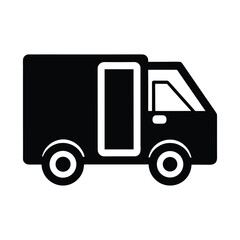 online shopping delivery truck icon