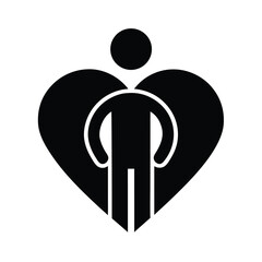organ donor healthcare icon