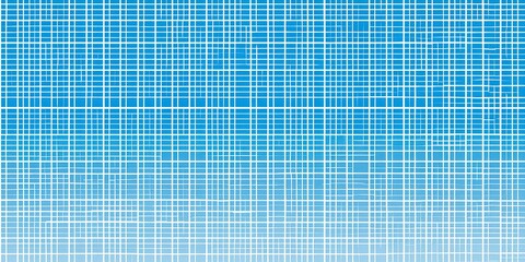 Geometric White Grid Lines on Gradient Blue Background Abstract Mosaic Pattern Visual Texture for Modern Design and Decorative Elements