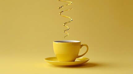 Monochrome Coffee Elegance