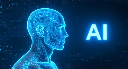 head is highlighted with AI