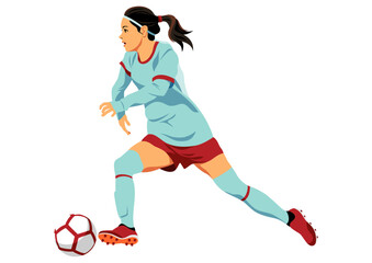 女子サッカー選手