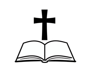 Open Book Icon in Minimal Design