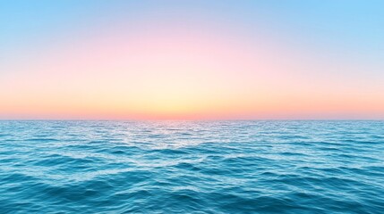 Magnificent ocean sunset view featuring vibrant golden hour sky reflecting tranquil seascape beauty.