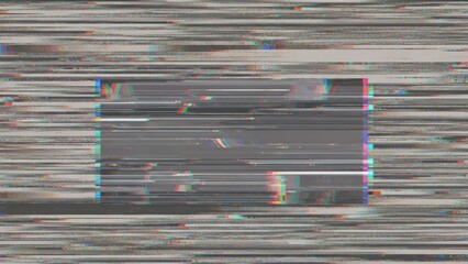 Abstract Glitch Art Background with Digital Noise and Corrupted Data.