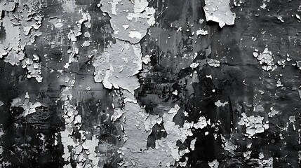 Peeling Paint on a Weathered Wall with a Hidden Snake