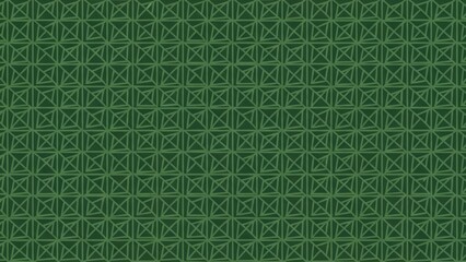 Abstract Geometric Pattern Seamless Texture Green Background.