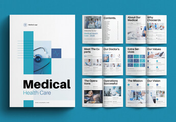 Medical Brochure Template Design Layout