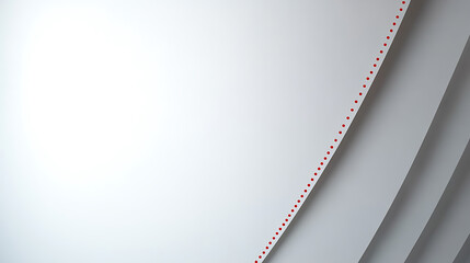 White papers with red dots creating depth and dimension. The papers are neatly stacked, and the minimalist aesthetic provides a clean and modern look. Perfect for backgrounds.