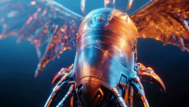 Closeup of textured surface with glowing lines