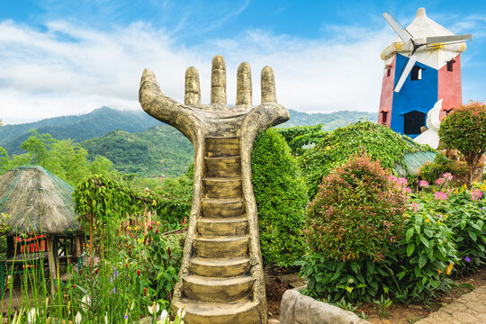 May 4, 2023: Sirao garden, a 8000 square metergarden located at Barangay Sirao in Cebu, Philippines. It is also popularly called a Mini Amsterdam by tourists and visitors.