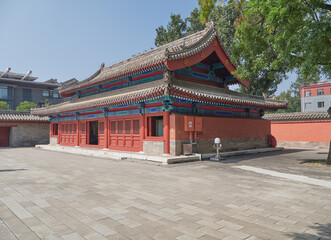 Fototapeta premium Traditional Chinese Pavilion at Xiannongtan, Beijing