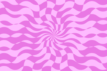Vector abstract distorted background. Dynamic backdrop with optical illusion, op art.