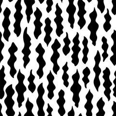 Vector seamless pattern with wavy elements. Simple design for textile, backgrounds, wallpaper, wrapping paper, digital prints.