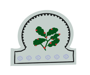 Stickers with plants