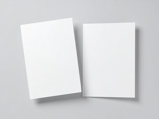 Fototapeta premium Flyer Mockup – Minimal Corporate Stationery Template