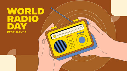 Celebrating world radio day on february 13 with a vintage radio