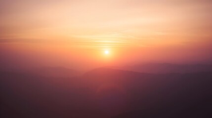 Fototapeta premium Soft Warm Gradient Background with Cinematic Sunset Mood
