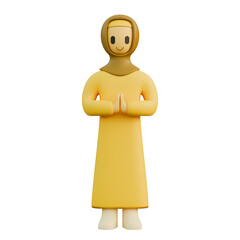 Islamic Girl Front View