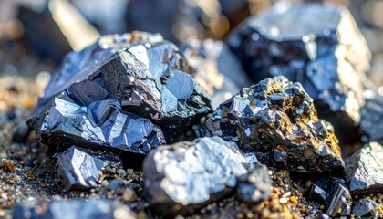 レアアース鉱石のイメージ　希少金属資源