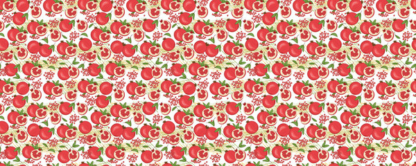 Pomegranate Seamless Pattern - 1