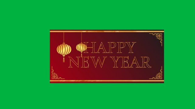 Chinese New Year Animation with Alpha Channel