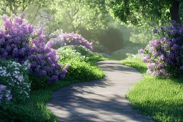 Obraz premium Lush Green Grass and Vibrant Trees in Tranquil Park Sunlight on a Bright Day Landscape background