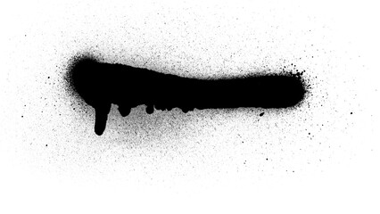 An amorphous black splotch with a spray paint effect. Features a dense, dark core that fades into a fine, grainy mist with soft, irregular edges.  © Yvone