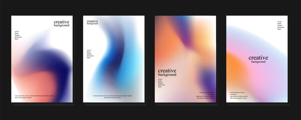 Abstract Gradient Posters Collection for Creative Backgrounds