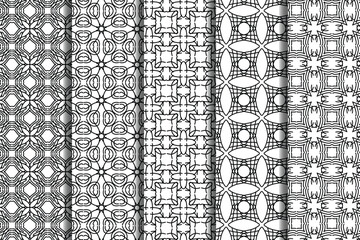 Modern retro mosaic backdrop with clean lines.