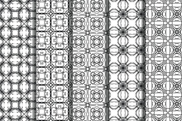 Complex linear aesthetic for textile and fabric print.