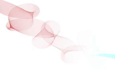 Vibrant digital wave: a dynamic abstract flow of gradient colors on a transparent background