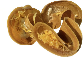 Isolated Khanom Bueang ,Thai Crispy Pancake