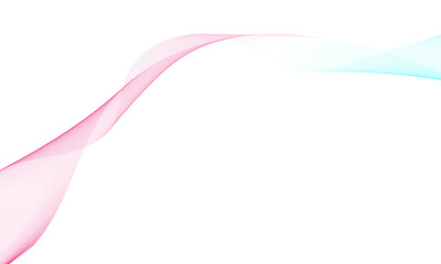 Vibrant digital wave: a dynamic abstract flow of gradient colors on a transparent background