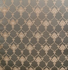 decorative background with graphic elements, luxurious patterns on fabric, and upholstery