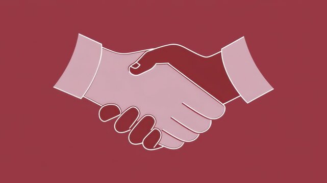Two hands shake firmly to show agreement and collaboration. This moment represents cooperation between individuals. Trust plays a key role in making deals successful
