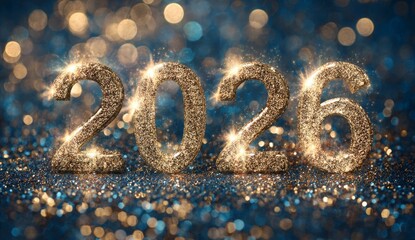 2026 led lights box background new year celebration wallpaper design